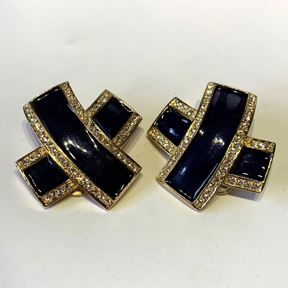 💝Vintage Dynasty Style Clip On Earrings Retro